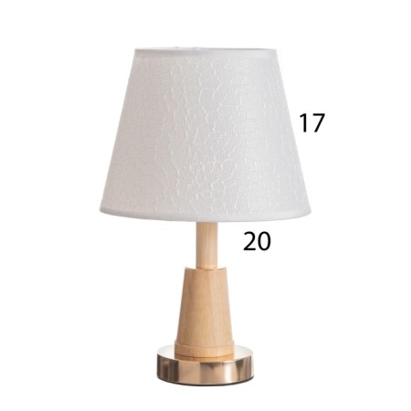 Table lamp "Nina" 1x40W E27 gold/brown 21x21x33cm-5