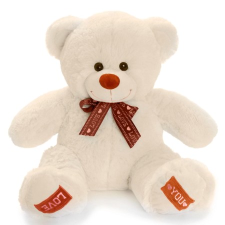 Soft toy "Bear Amur" Milk, 70 cm