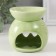 Aroma lamp ceramics "butterfly" green 7.2x7.2x8.9 cm