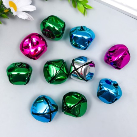 Set of decor for creativity Metal "Bolshells Bolshade" D = 3 cm set 10 pcs