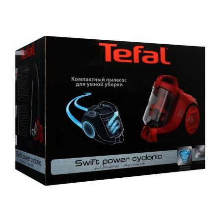 Vacuum cleaner Tefal TW2913EA, 750 W, dry cleaning, 1.2 l, red-5