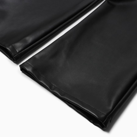 Direct pants for girls kaftan p. 30 (98-104 cm), black-5