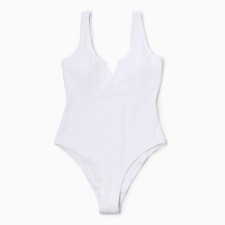Swimsuit female adhesive minku color white, size 44