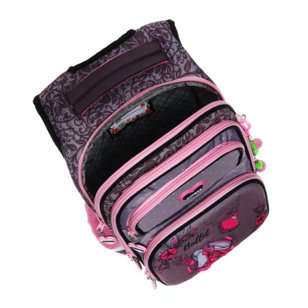 School backpack 40 x 33 x 15 cm, ergonomic back, Across 548, pink ACR23-548-1-7