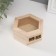 Board for painting a polyhedron with a glass insert 10x9x4.5 cm