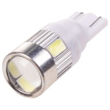 Лампа светодиодная Skyway T10 (W5W), 24 В, 6 SMD, без цоколя, с радиатором охлаждения