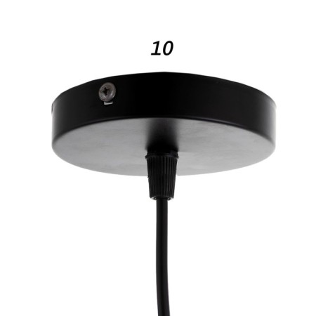 Lamp Bayerlux 1657/1wt E27 40W white-gold 12.5x12.5x22-122 cm-4