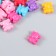 Beads for creativity plastic "Bear -colored cubs" set of 17 g 1.2 cm