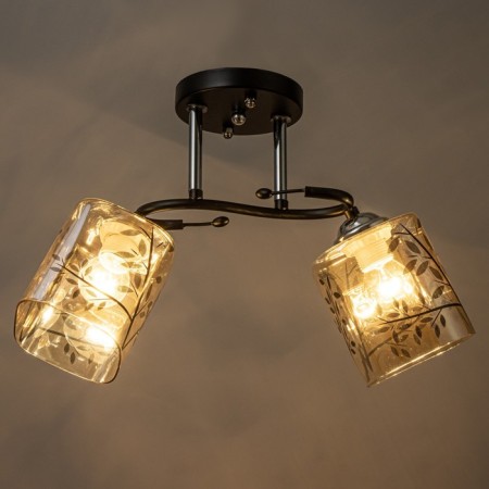 Arnella chandelier 2he27 40W Black 45x26x27 cm Bayerlux-2