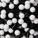 Garland “thread” 20 m with nozzles “balls 1.5 cm”, IP44, dark thread, 200 LED, white-blue glow, blinking, 220 V