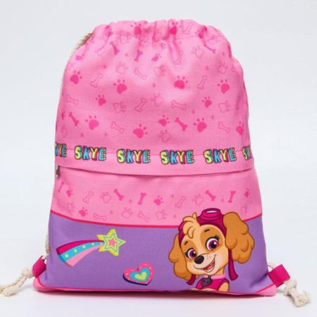 A bag for shoes with a pocket, 28x37 cm, puppy patrol-1