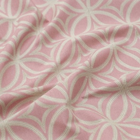 Set of curtains "Minas", size 170x270 cm, pink color-1
