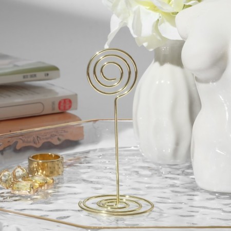 Circle -holder with a clip "Circle", 3.3 × 3.3 × 8.3 cm, color mix-3