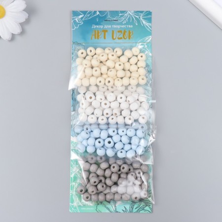 Beads for creativity tree "Gamma rain" d-0.8 cm, 4 colors x 10 g-3