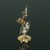 Souvenir "Angel with a dove", 3 × 5 × 7.5 cm, with crystals