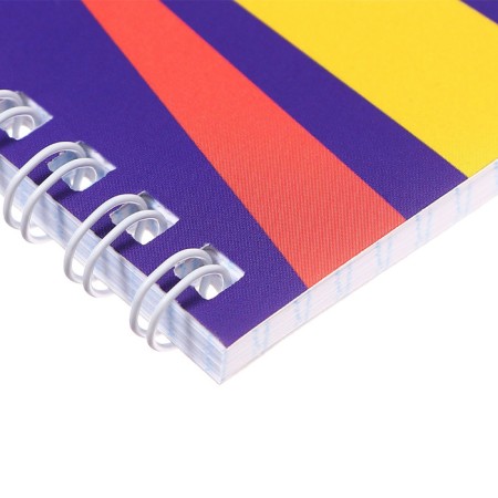Notepad A5, 40 sheets in a cage on the crest "Girl Robot", cover coated cardboard, offset block-1