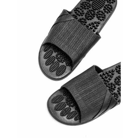Slippers with a massage effect, open nose, size 40-41, black color-9