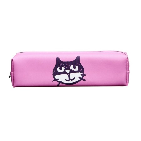 Penal School "Cat" with lightning, pink-1