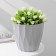 Kashpo for flowers with an insert "flute", 3 l, color gray color