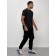 Cargo jeans male, size 48, black color