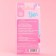 Falled nails "Rainbow", 24 pcs, adhesive plates, ballerina shape, glossy beige/yellow/blue color