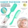 A set of combs with a rattle "Baby", 2 pcs., Biryuzovaya color, Mix drawing