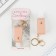 Key keychain, bottle "Beauty in the little things", 7 x 15 cm