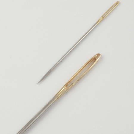 Sewing needles for tapestry, d = 1 /2 mm, 5 /7 cm, with a golden ear, 2 pcs-1