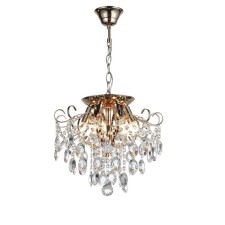 Люстра подвесная St Luce. SL846.202.06. Orecchini. 6х40 Вт, E14, 38,3х38,3х32,5 см, цвет золотистый