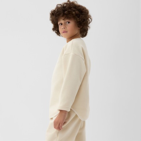 Svitshot Children's Minaku: Fleece Soft, beige color, height 128 cm-1