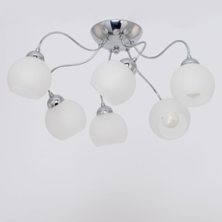Ceiling chandelier Citilux "Luciana" CL147161, 62x62x29 cm, 6x60W, E14, color gray-5