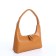 Baget bag with zipper, brown color