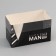 Box for 2 cupcake with a transparent lid, "male", 16 × 8 × 10 cm, confectionery packaging