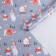 Glossy packaging paper "White bears", 70 x 100 cm, New Year