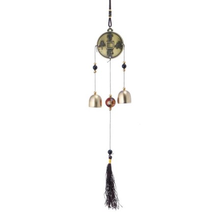 Wind Music Metal "Dragons on Monet" 2 bells 37 cm-5