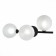 Sconces st. SL1184.411.03. Todo. 3x5 watts, G9, 4000K, 23x61 cm, black color