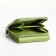 Women's wallet on magnet, green color