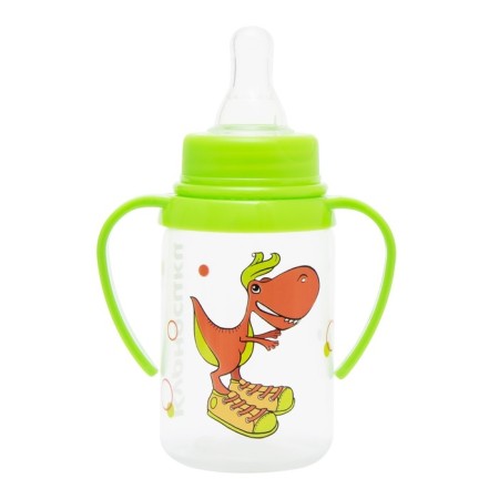 A bottle for feeding Kolobok with handles, 125 ml, from 6 months.-7