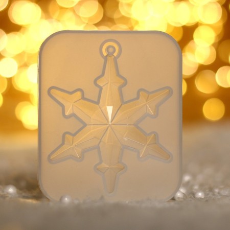 Silicone form universal, suspension "snowflake-adhesive"-5