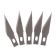 Knife stationery scalpel + 5 spare blades