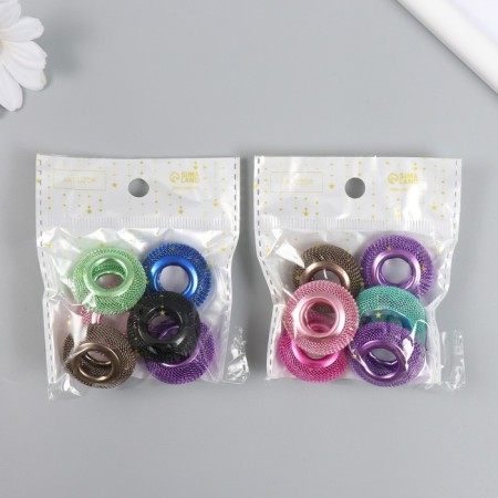 Busina for creativity Metal "Ring of Wire" Metallic Mix 2.8x2.8x1.2 cm-3