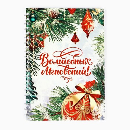 New Year. Diary in the gift box of "Bright New Year!"-2