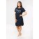 CHARMING tunic, size 46, dark blue color