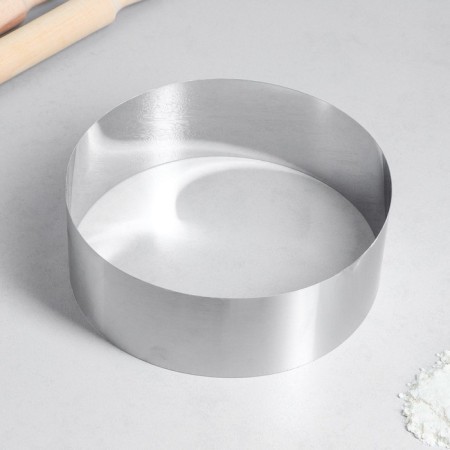 A set of baking forms and calculation "Circle", D-30, H-8.5 cm, 4 pcs-3