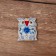 Souvenir "Owl - Flower painting" Wood 8 cm