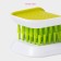 Brush for cutlery and knives of the share, green color