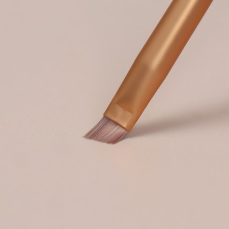 Makeup brush, beveled, 15.6 (+/- 1) cm, pink color-3