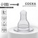 Nipple for a bottle, +6 months, fast flow, classic throat 35mm, (packing 100pcs)