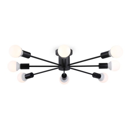 Lamp ceiling in the style of Ambrella Light, Loft, TR80411, 8HE27, Black Color