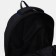 A backpack with a zipper, 3 outer pockets, black/blue color